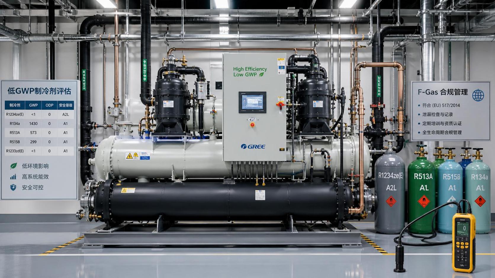 How to Evaluate Low-GWP Refrigerants for Chillers Under F-Gas Rules