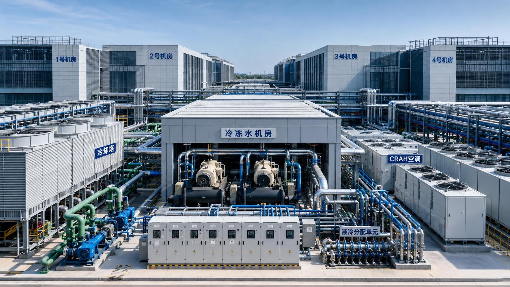 Automated HVAC controllers that scale across large data center campuses