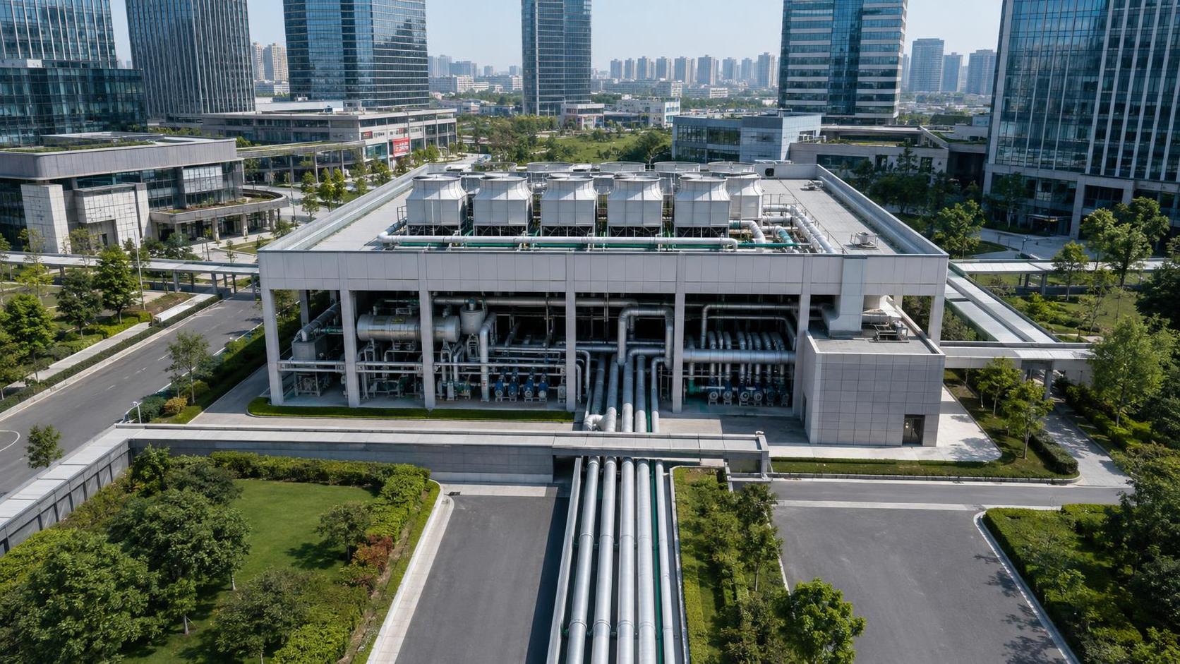 When Do District Chilled Water Systems Outperform Building-Level Chillers?