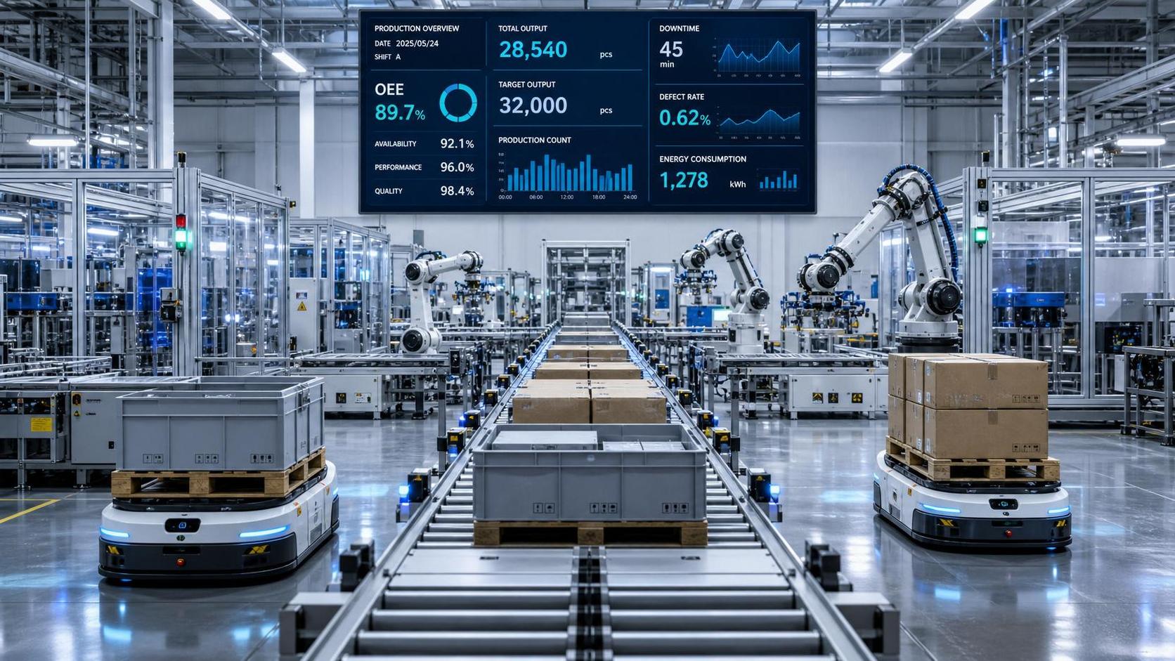 Smart Factory ROI Metrics: How to Measure Payback, OEE Gains, and Labor Savings