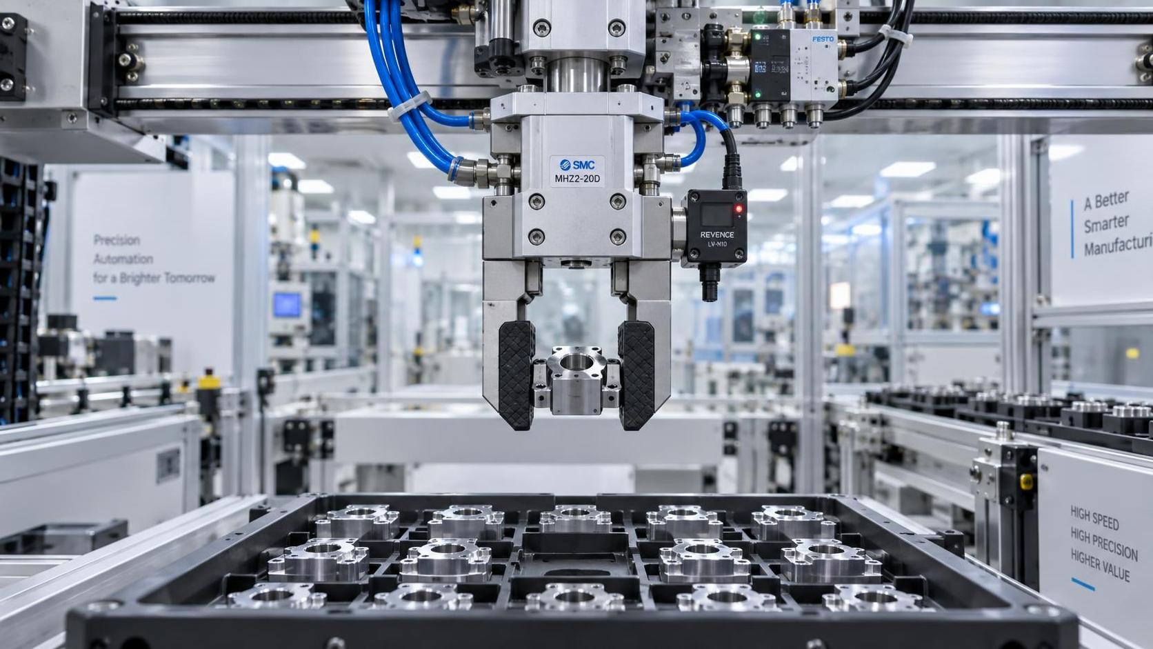 How to Select Pneumatic Grippers for High-Speed Pick-and-Place Automation