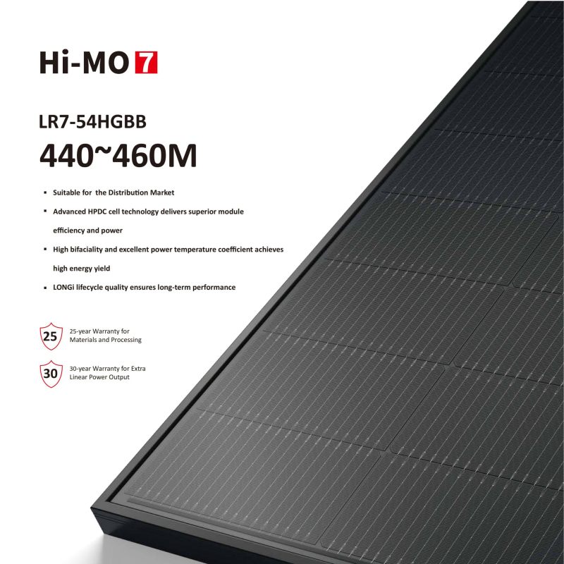 Hi-MO 7 LR7-54HGBB 440~460M