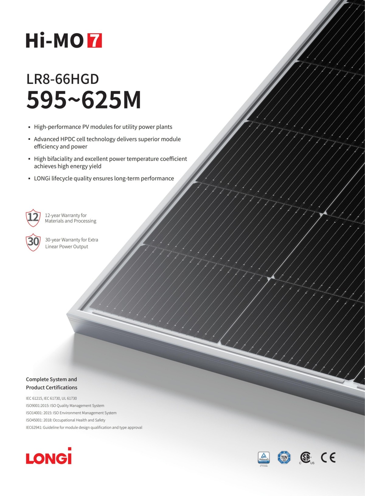 Hi-MO 7 LR8-66HGD 595~625M