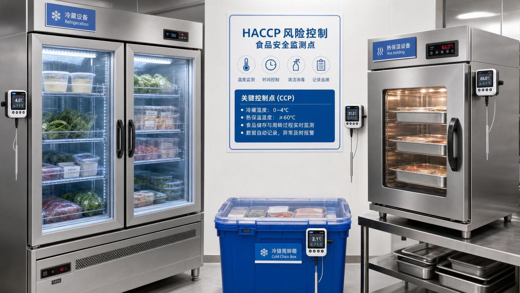 How a Food Temperature Monitoring System Cuts HACCP Risk