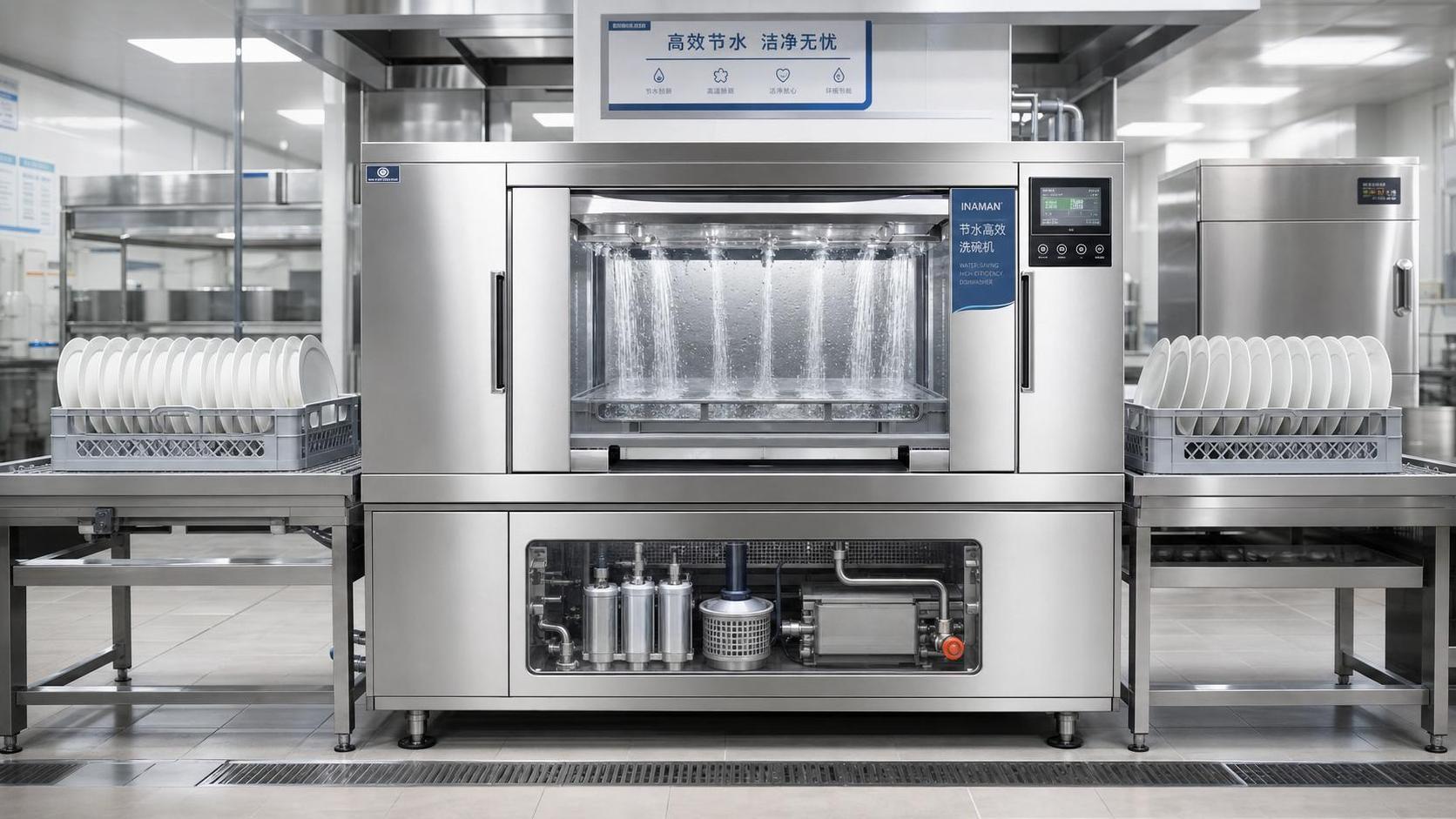 Water-Efficient Dishwashing for Cafeterias: Cost or Compromise?