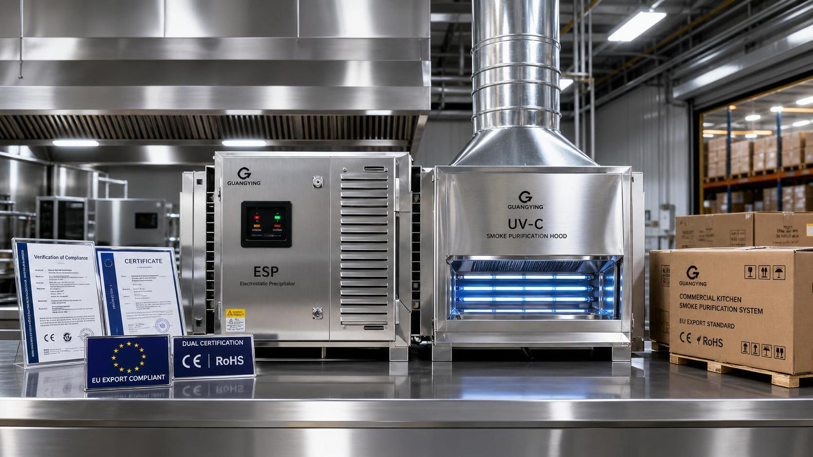 EU Dual NSF/UL Rule Hits ESP and UV Hood Exports