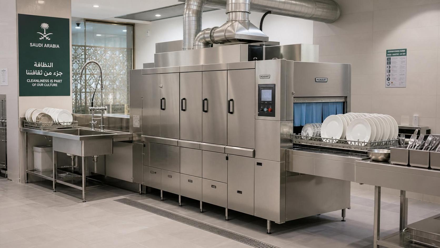 Flight Type Dishwasher Saudi Arabia: Capacity, Water Use, and Payback