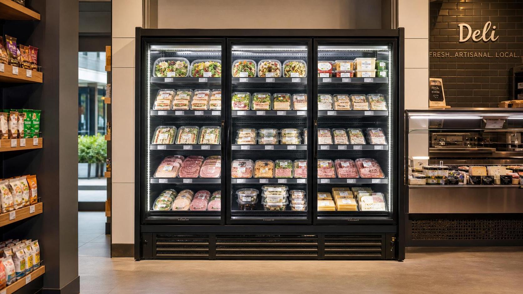Glass Door Display Refrigerators for Delis: Key Features That Improve Product Visibility