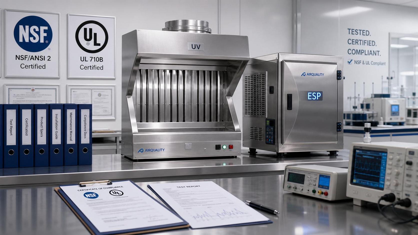 EU Requires Dual NSF/UL Certification for UV Hoods and ESP