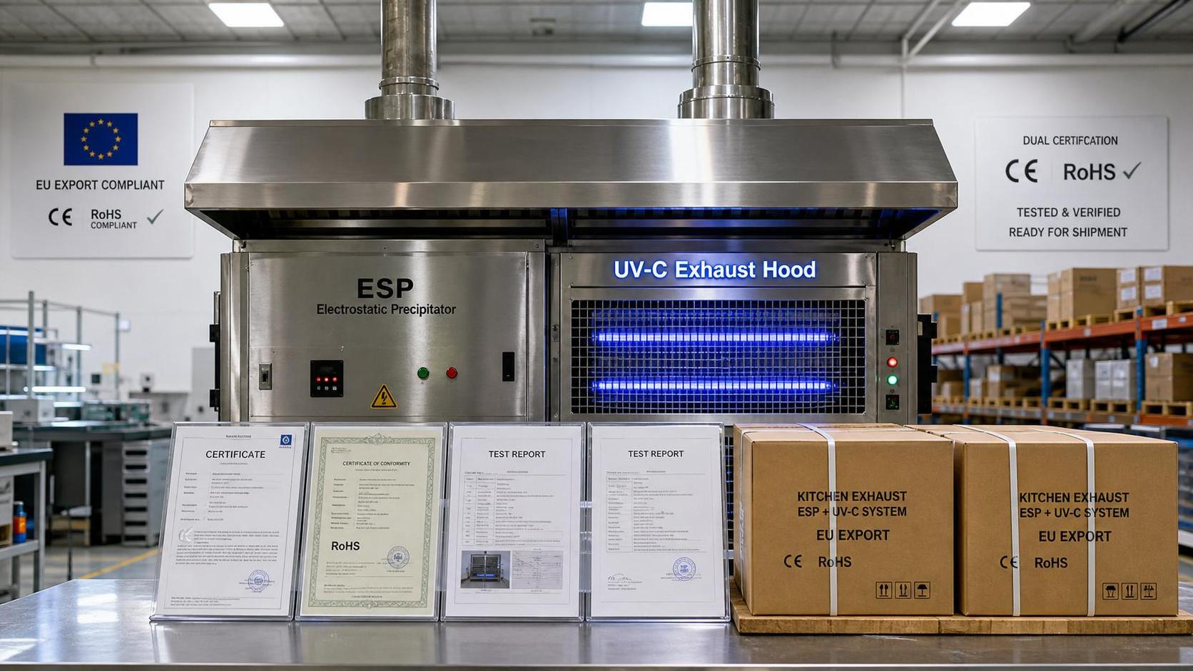 EU Requires Dual NSF/UL Certification for ESP and UV Hoods