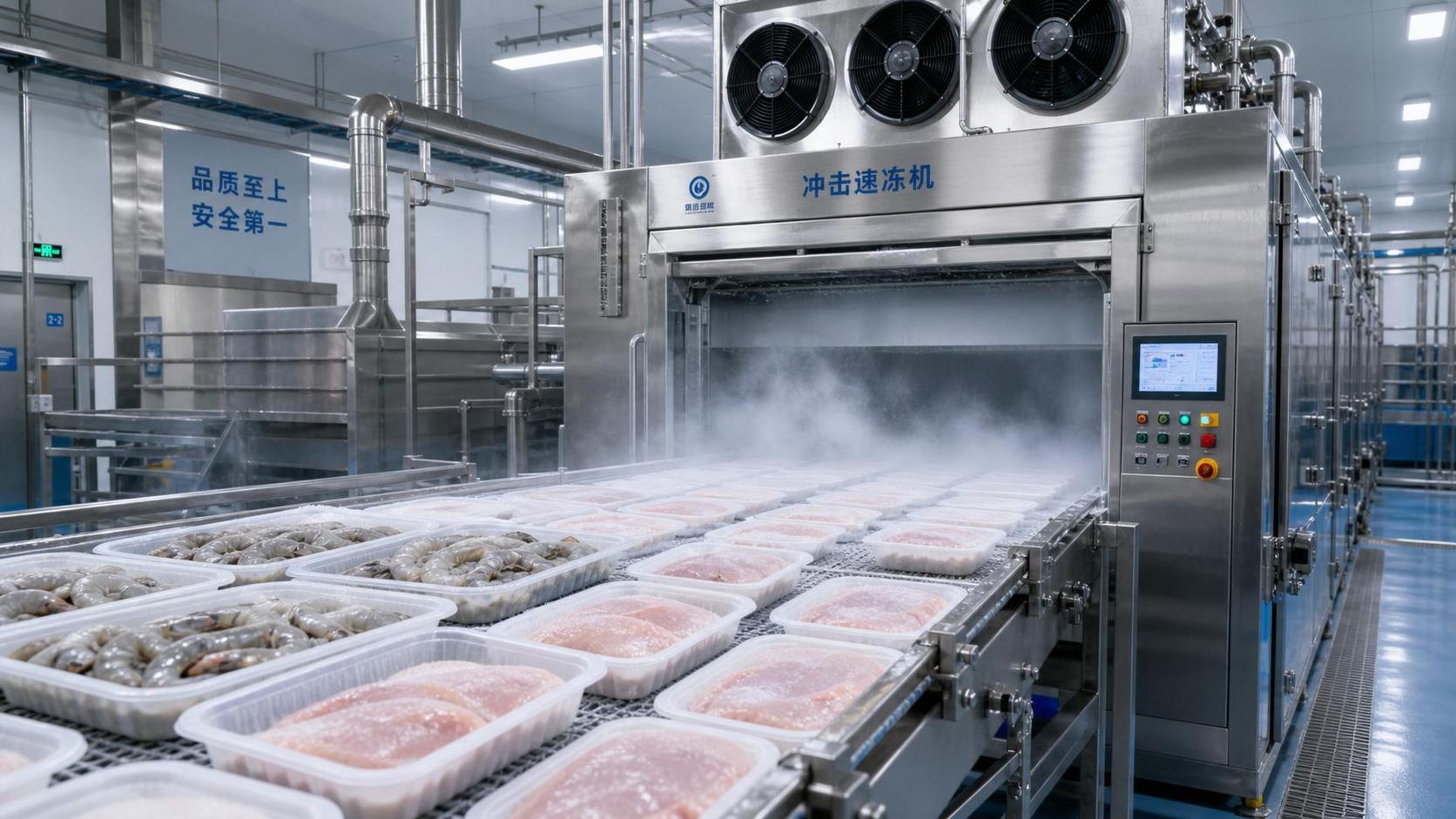 Shock Freezing Systems for Export Food Processing: Core Specs That Protect Yield