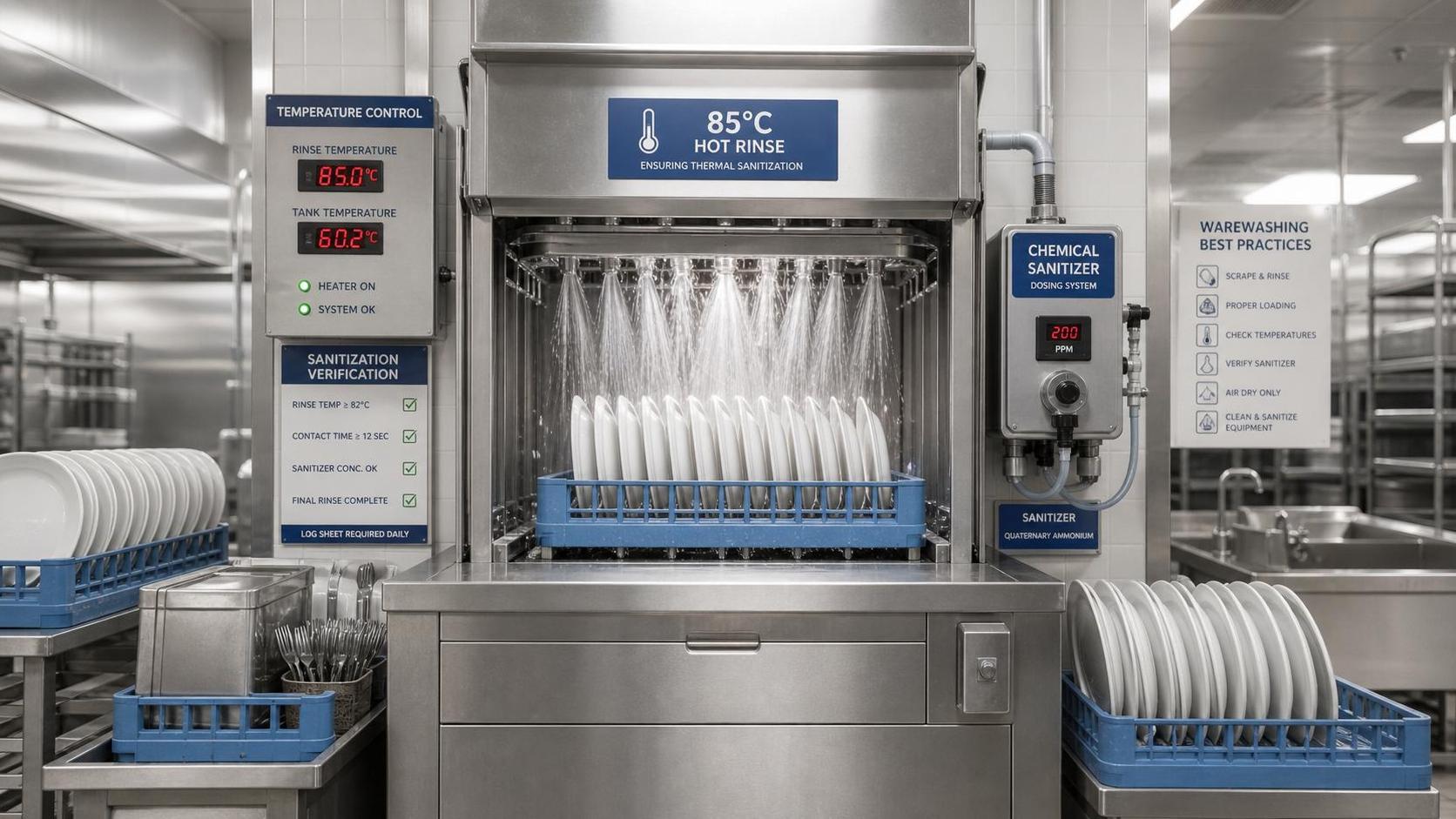 Final Rinse Sanitizing System: 85C or Chemical Sanitizing?