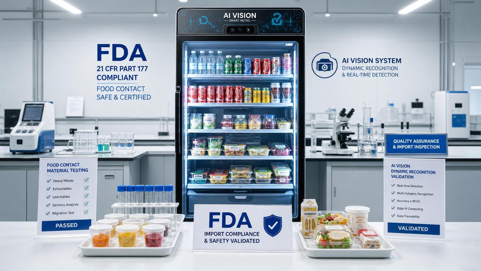 FDA Sets AI Vending Fridge Import Rule