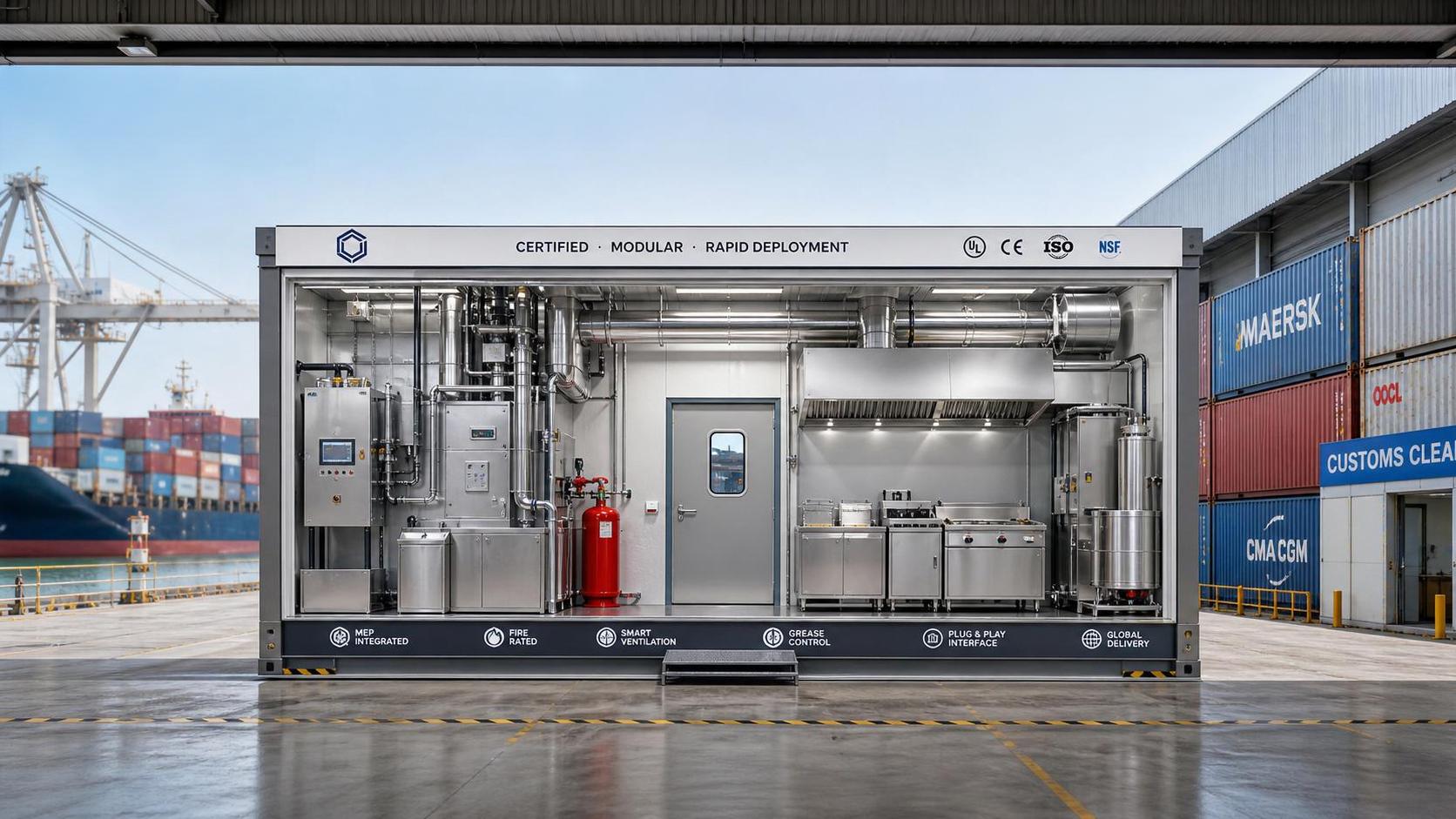 Five Markets Open NSF/UL Fast Track for Ghost Kitchen Modules