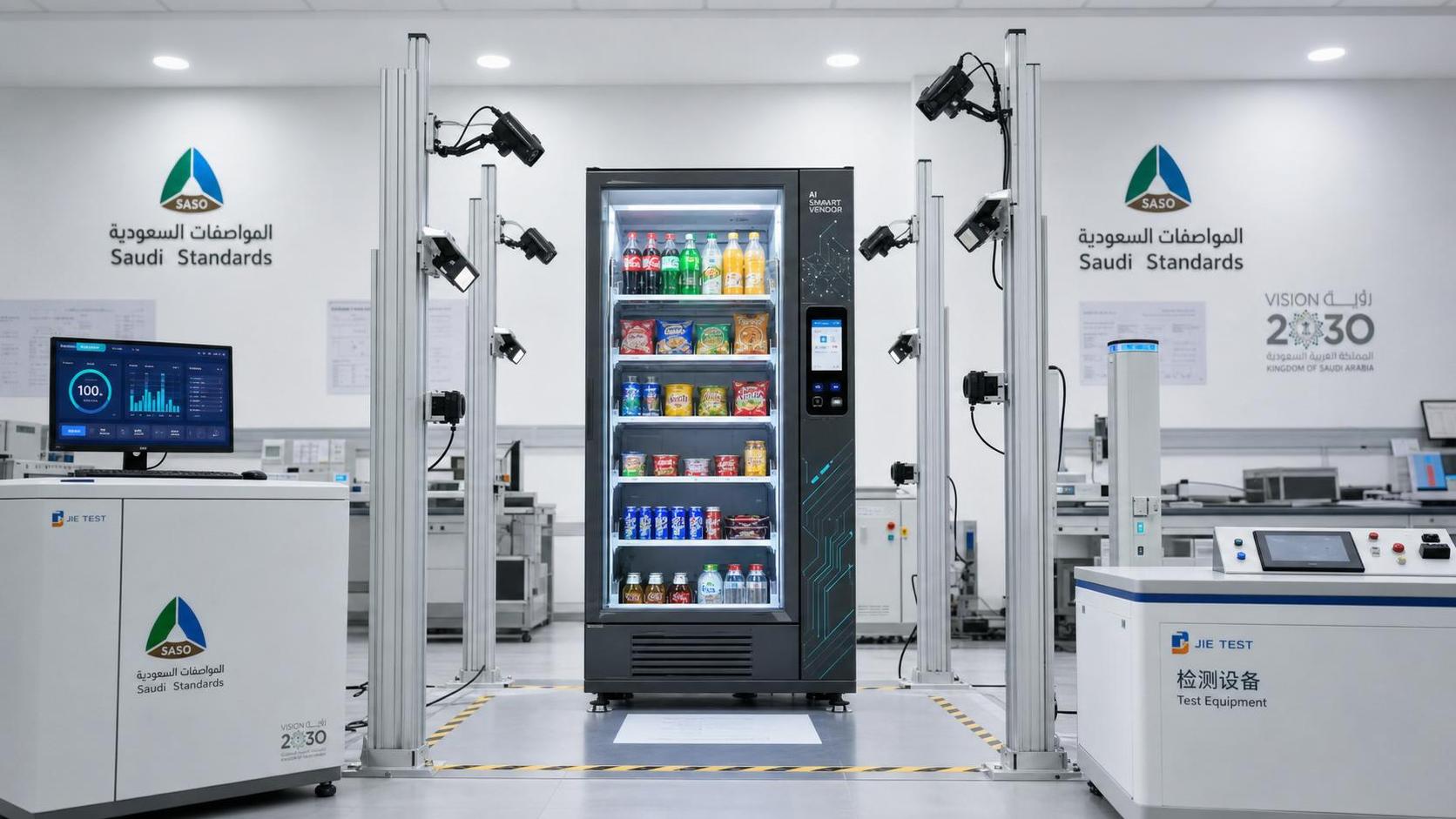 Saudi SASO Rule Tightens AI Vending Fridge Entry