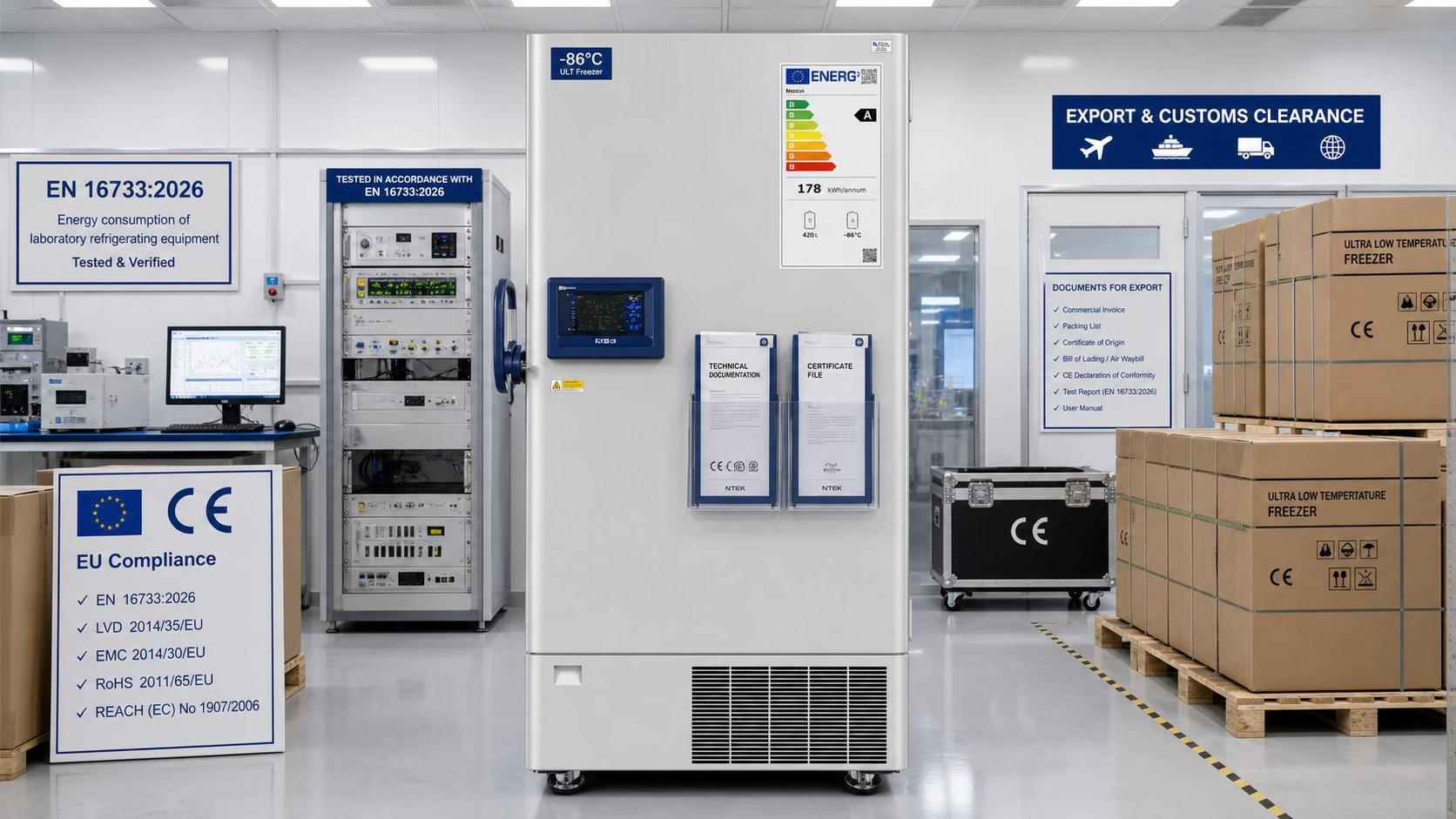 EU Tightens ULT Freezer Label Rules Under EN 16733