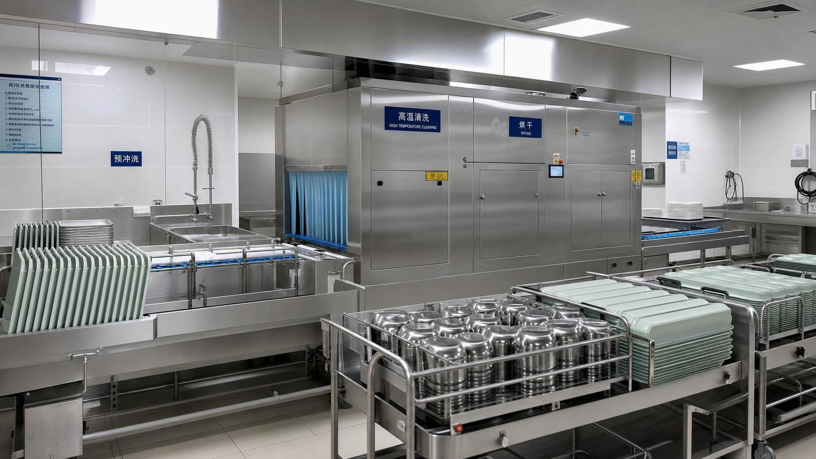 Commercial Warewashing Systems for Hospitals: Hygiene and Throughput Factors