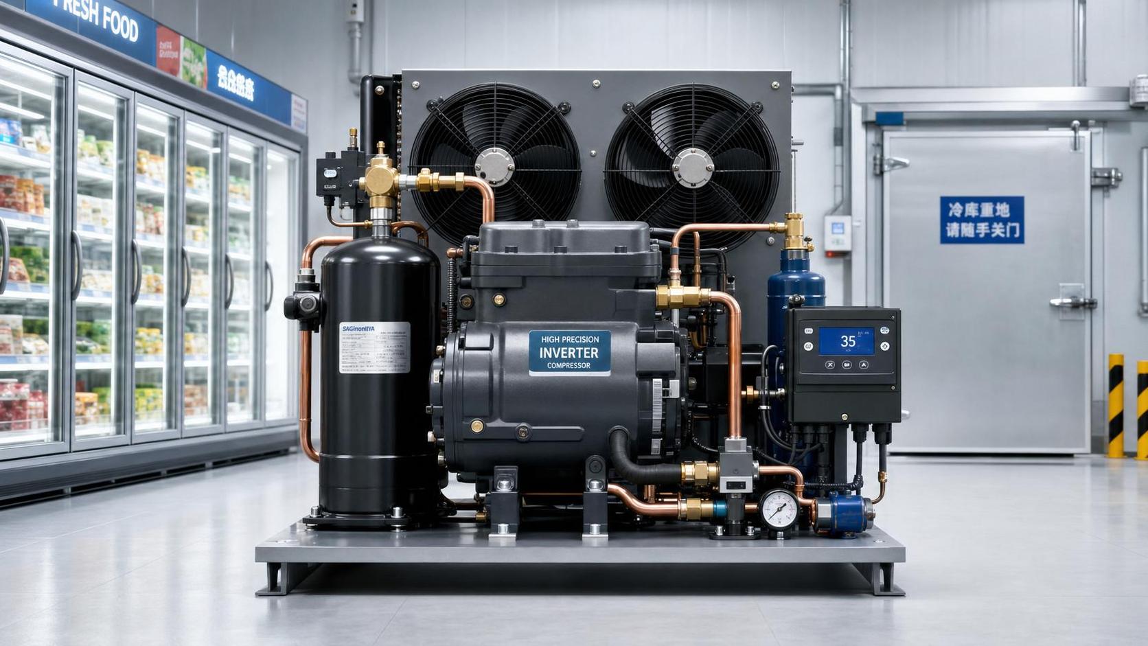 Variable Speed Refrigeration Compressors: Energy Savings vs. Control Complexity