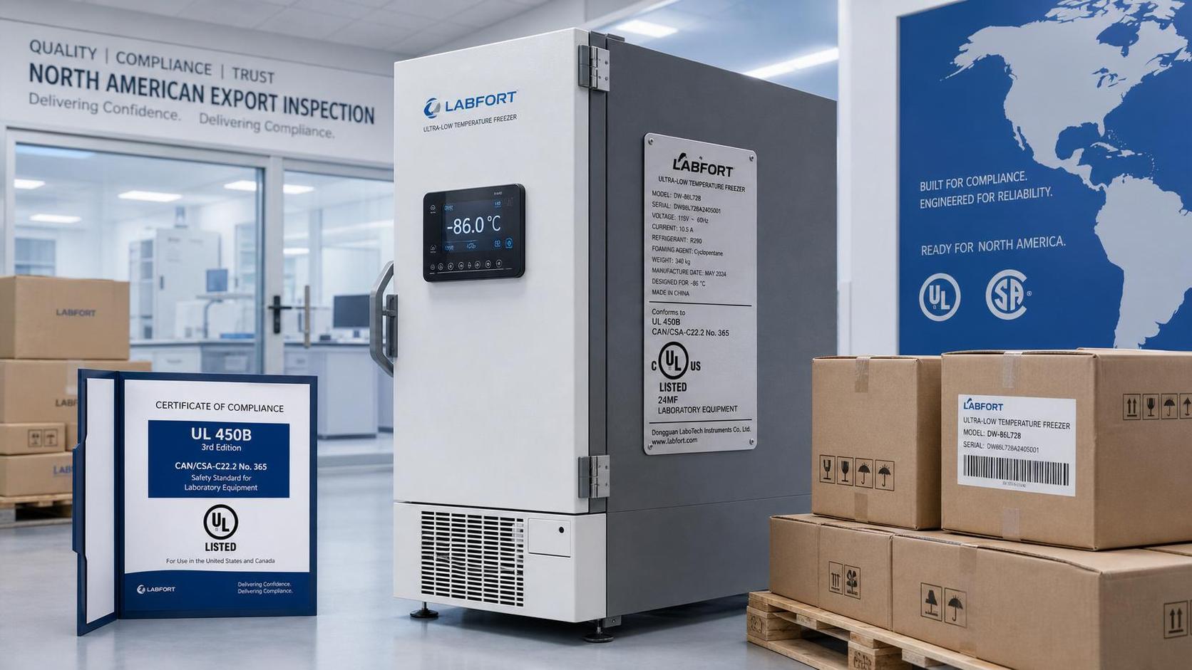 UL Adds Mandatory UL 450B Label for ULT Freezers