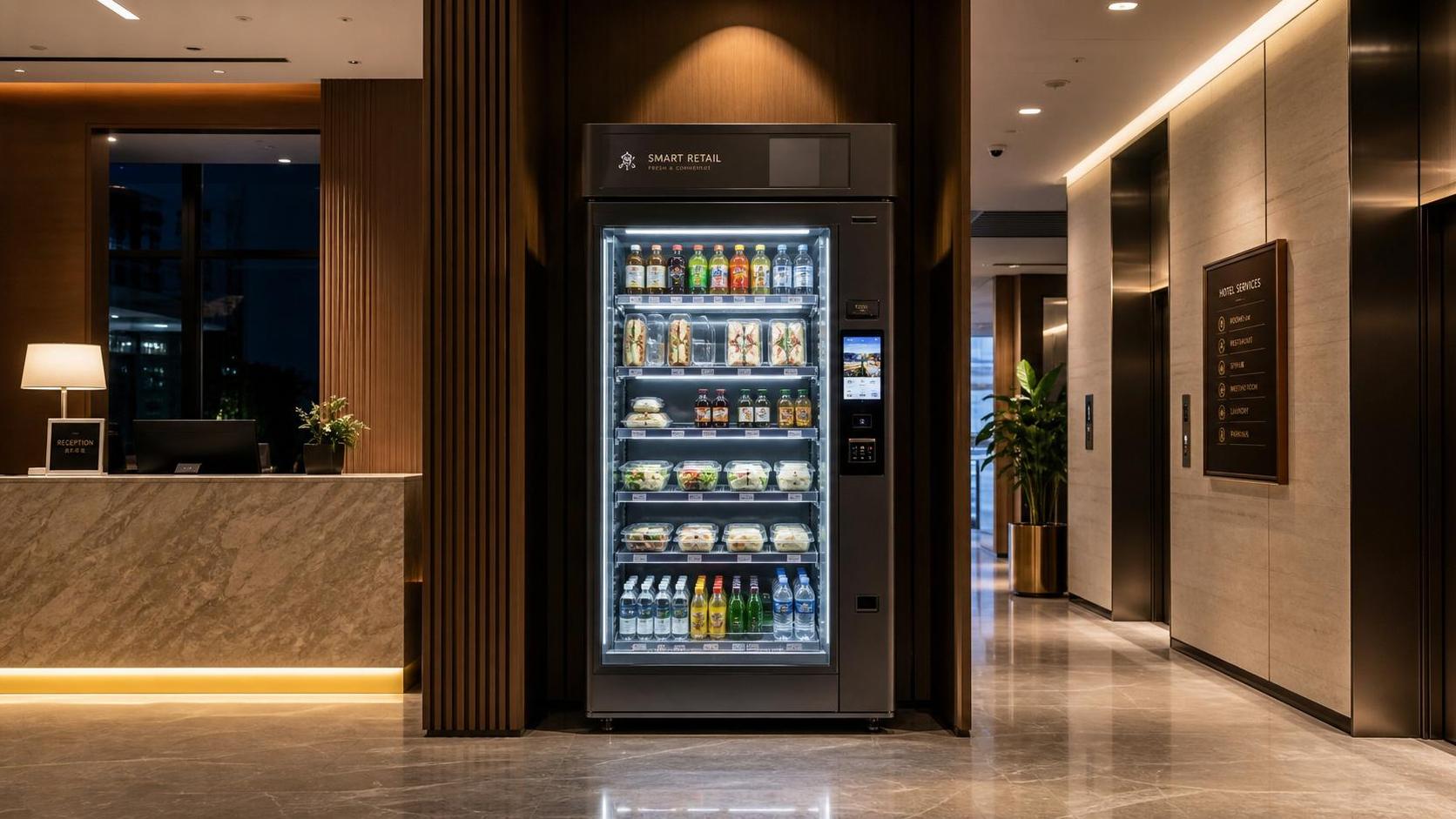 How Smart Vending Fridges Help Hotels Cut Late-Night Service Costs