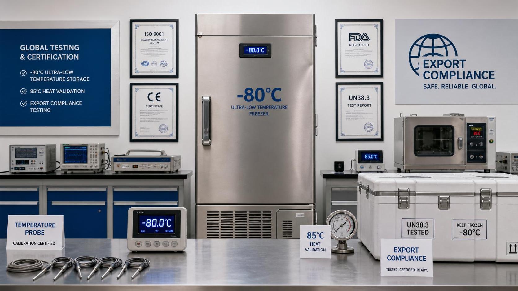 FDA Adds 85°C Validation Rule for ULT Freezers