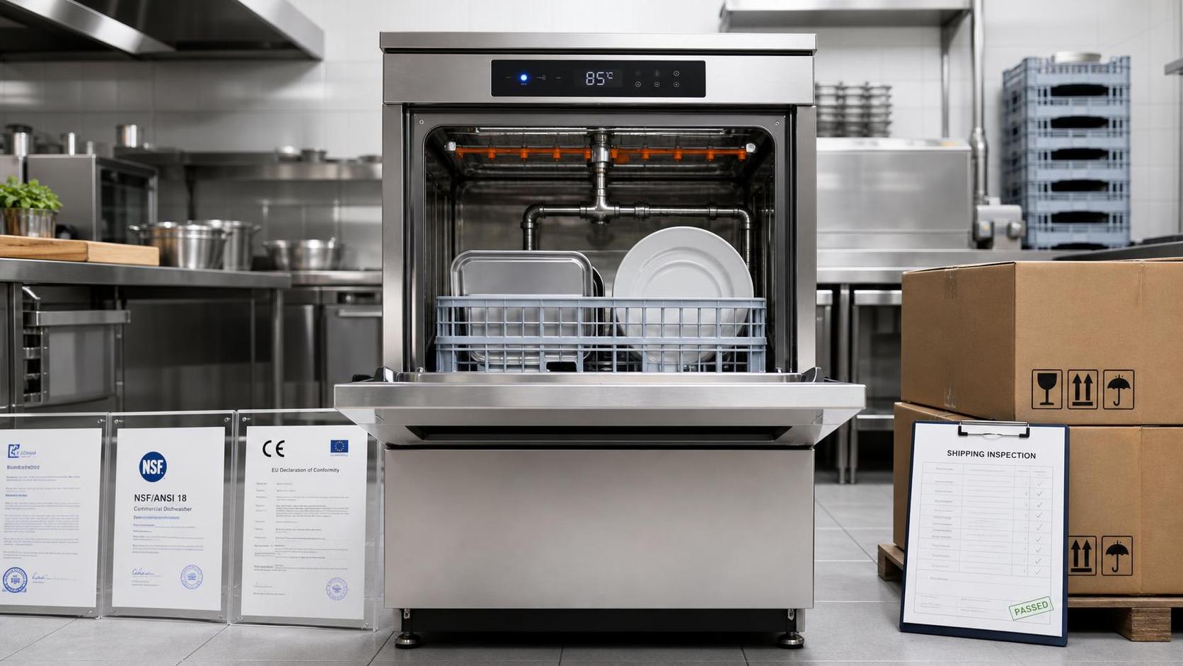 EU Sets 85°C Rinse and NSF/ANSI 18 Rule for Commercial Dishwashers