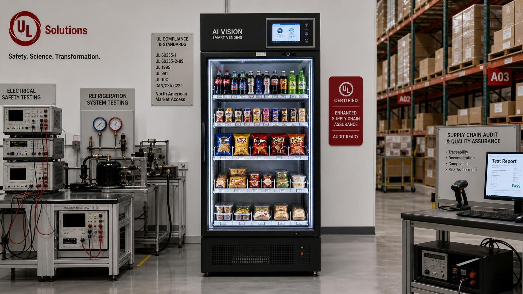 UL Tightens Rules for AI Vision Vending Fridges