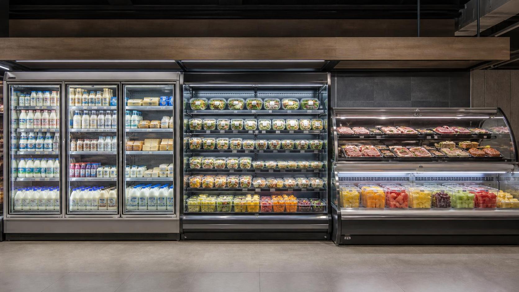 How to Choose Retail Display Refrigeration for Fresh Food by Product Type and Temperature Range
