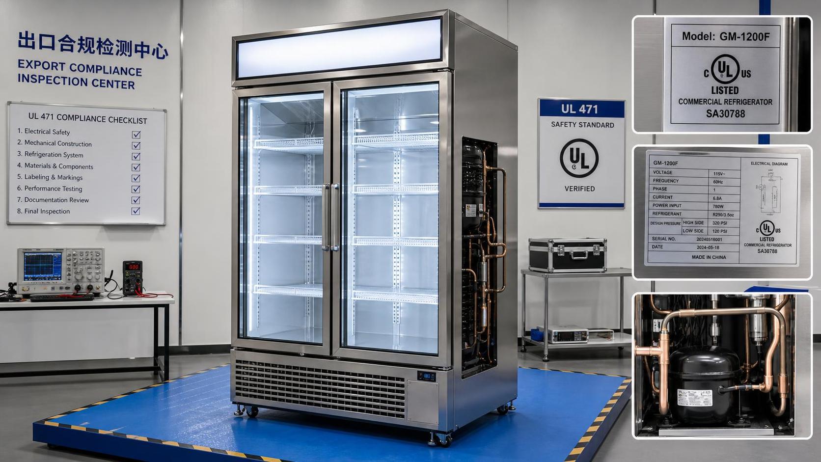 How to check whether refrigeration equipment meets UL standards