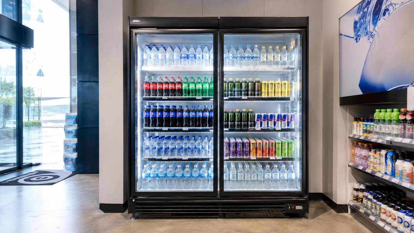 When do anti-sweat glass doors pay off for beverage store refrigerators?