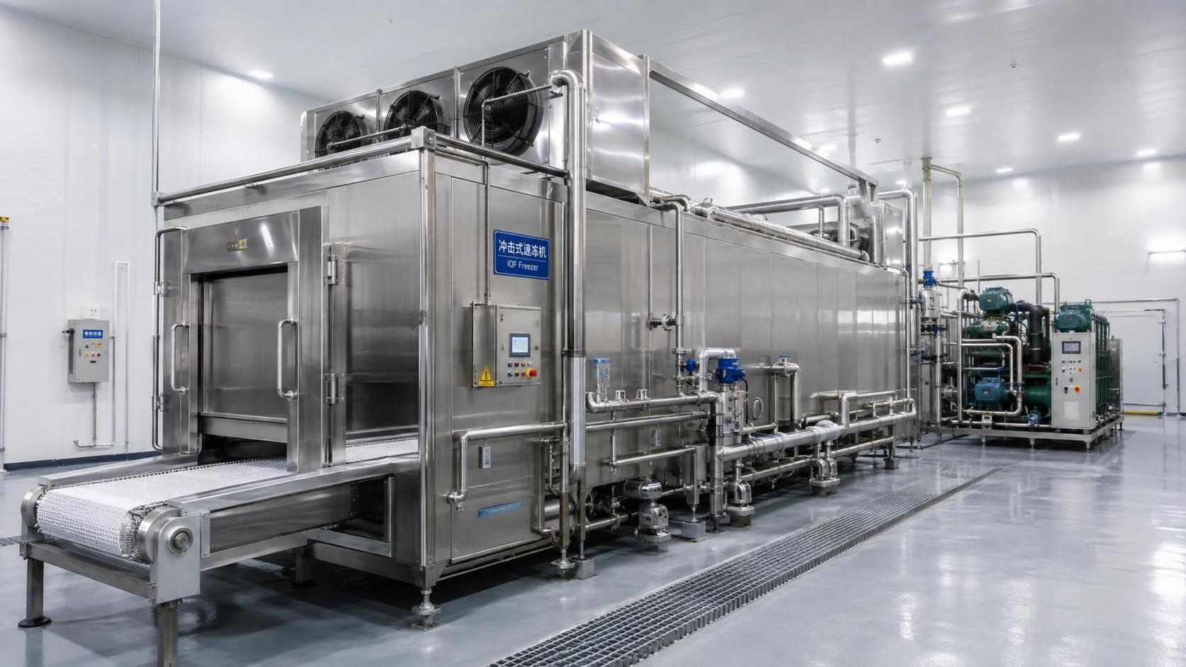 What determines shock freezing equipment price for a new facility?