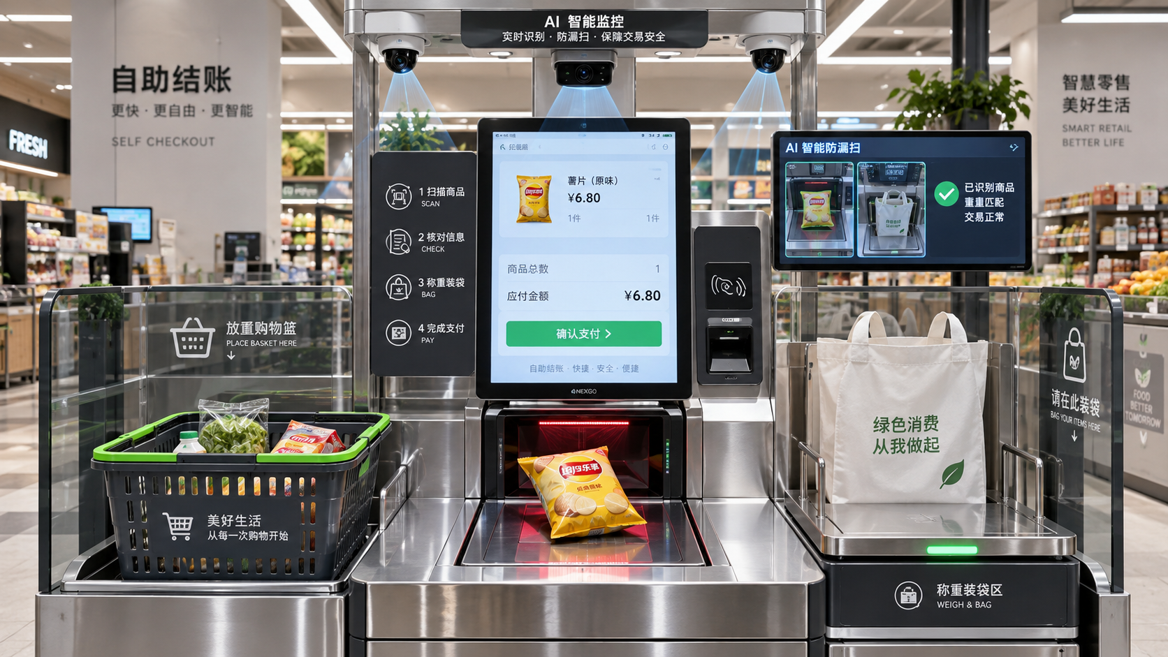 Where AI checkout error detection reduces missed scan losses