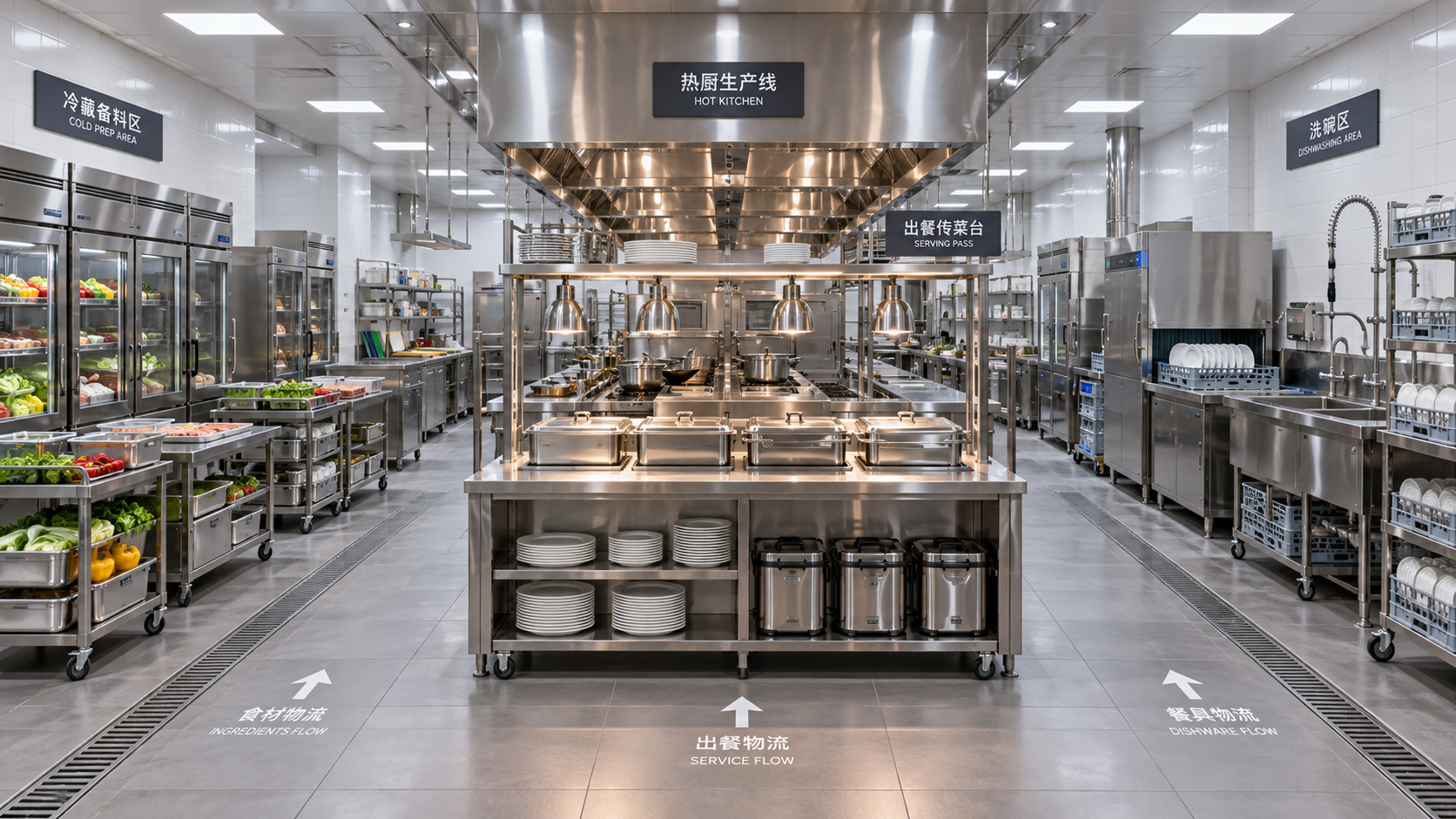 How hotel foodservice design affects kitchen workflow efficiency