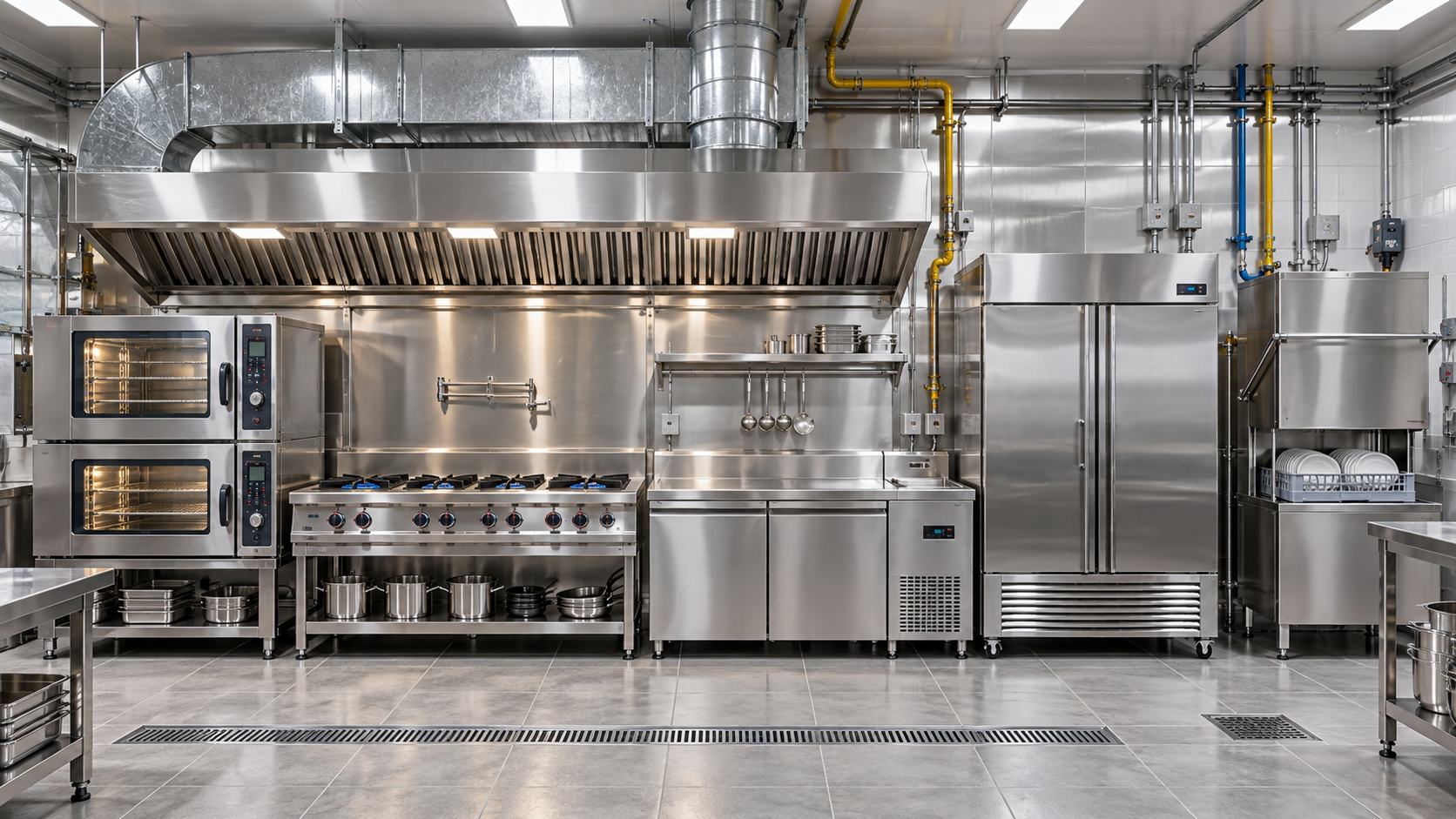 What drives restaurant kitchen equipment cost for a new location?