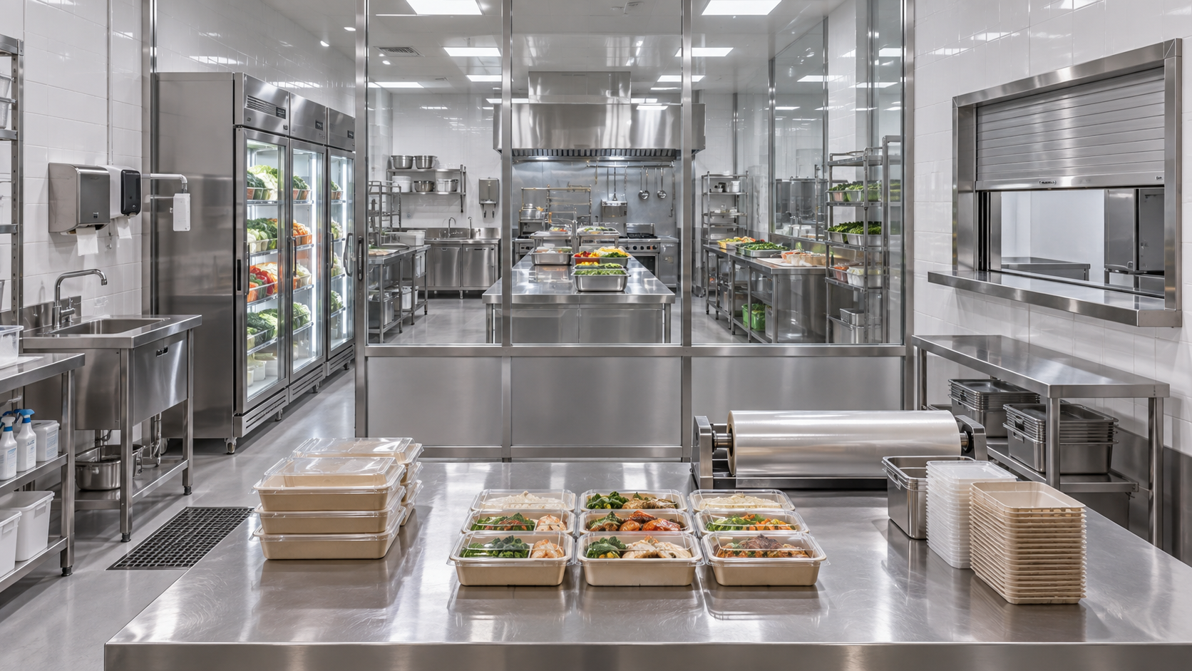 Which delivery kitchen design standards prevent cross-contamination?