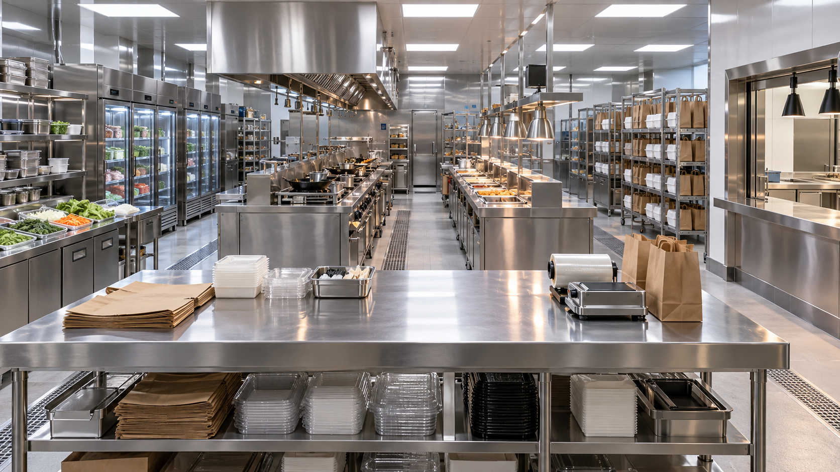 How delivery kitchen infrastructure layout affects order throughput