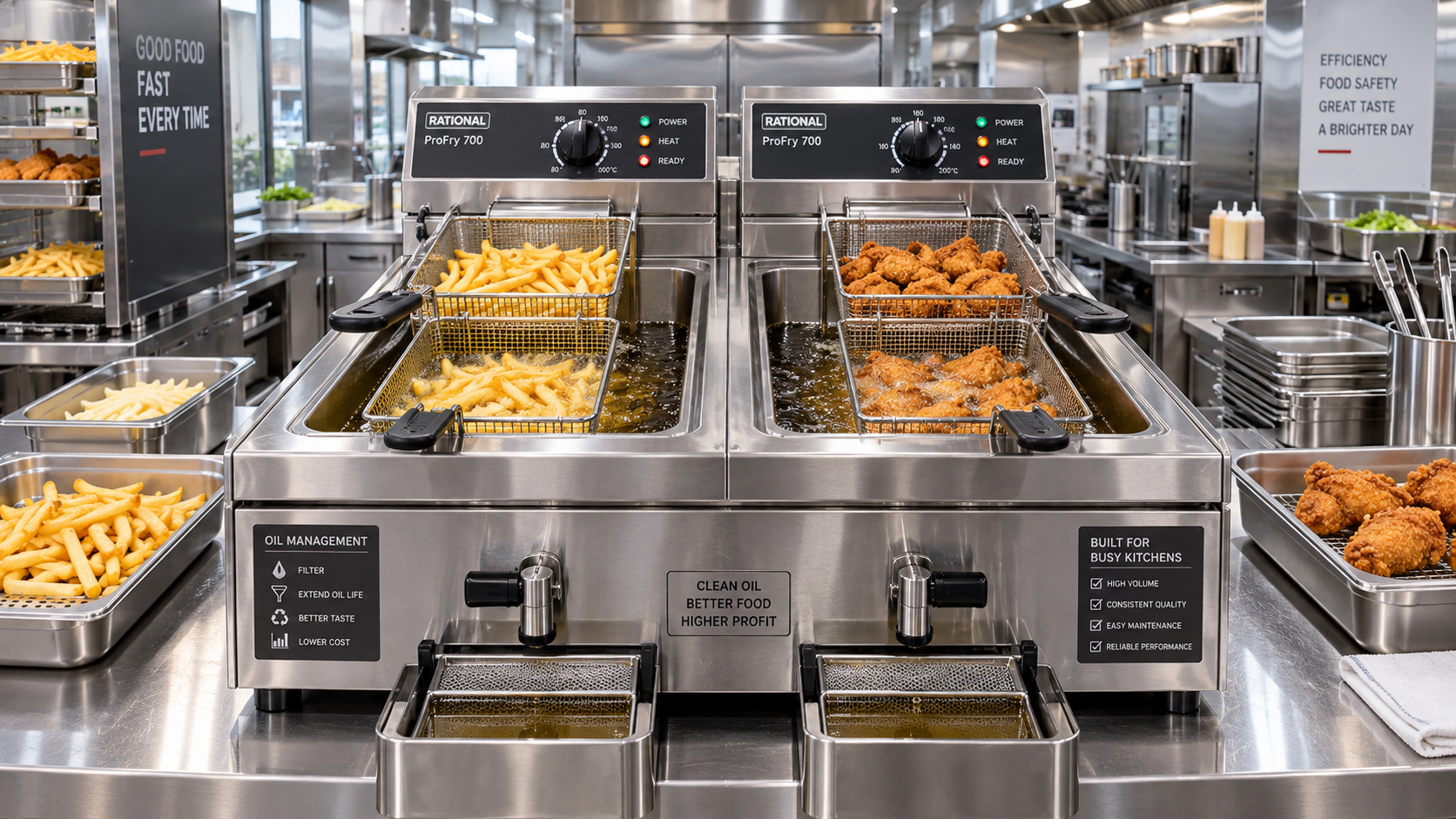 When do dual-vat commercial fryer systems pay off for fast food?