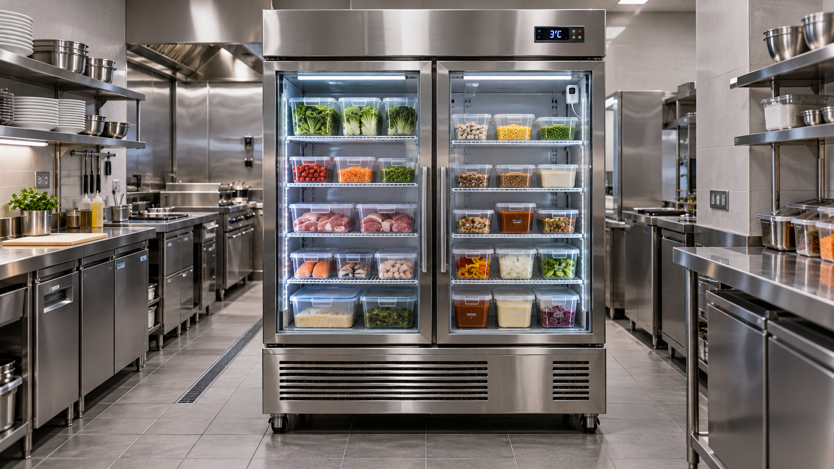 How much does safe refrigerated food storage cost a restaurant?