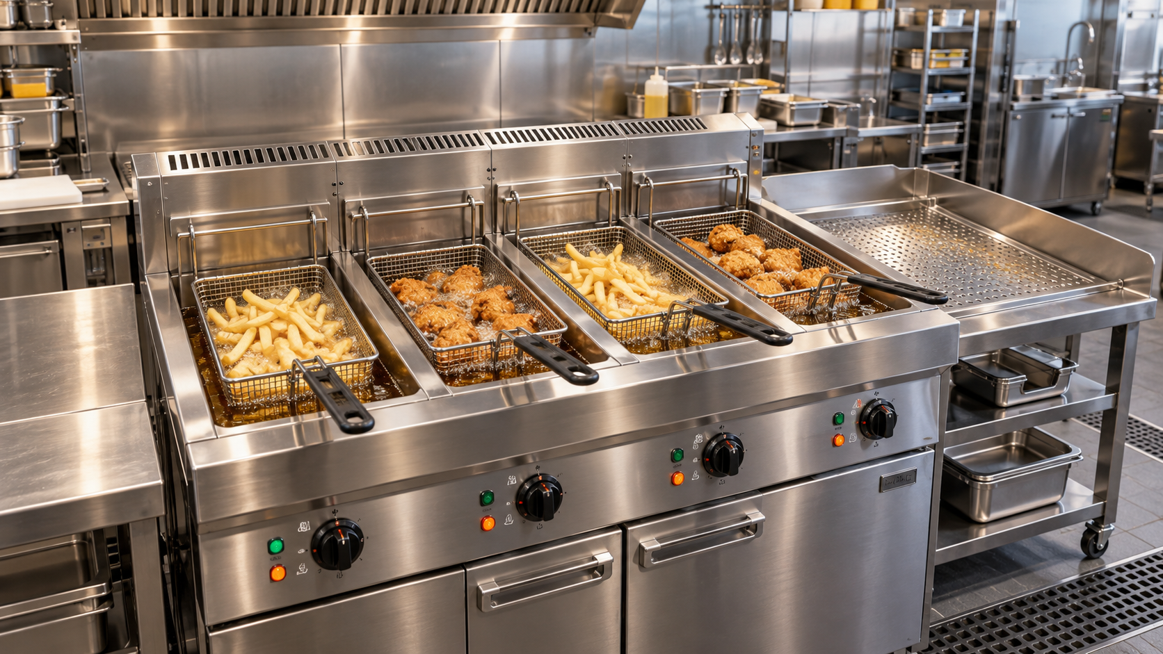How to size commercial fryer systems for peak restaurant demand