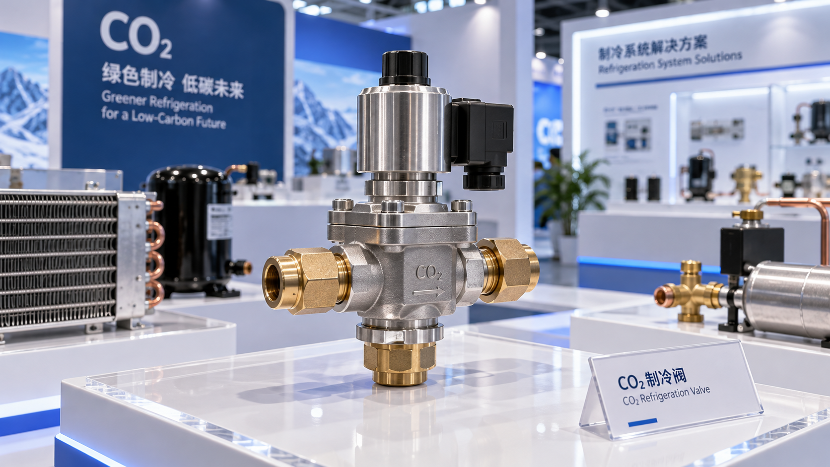 SANHUA Showcases Compact CO2 Valve and Cooling Components at Chillventa 2026