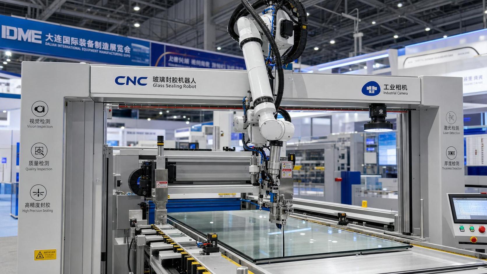 Dalian Expo Sees 42% Rise in CNC Glass Sealing Robot Orders