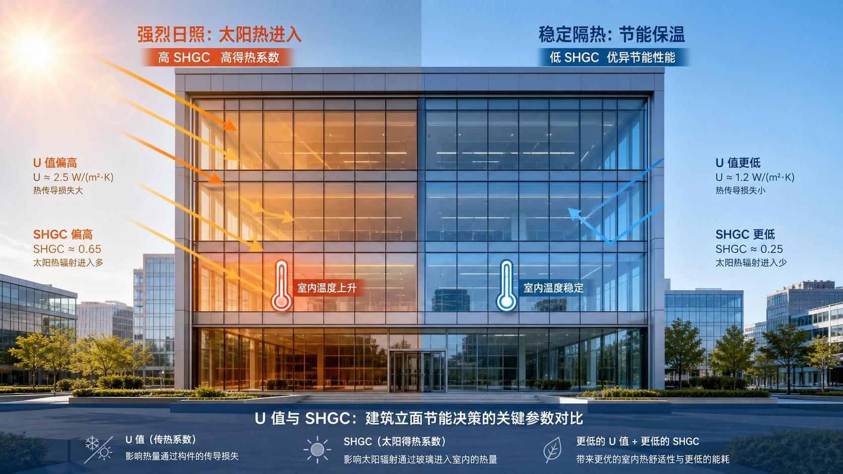 Low-E Glass U Value vs SHGC: Which Metric Matters More for Facade Decisions?