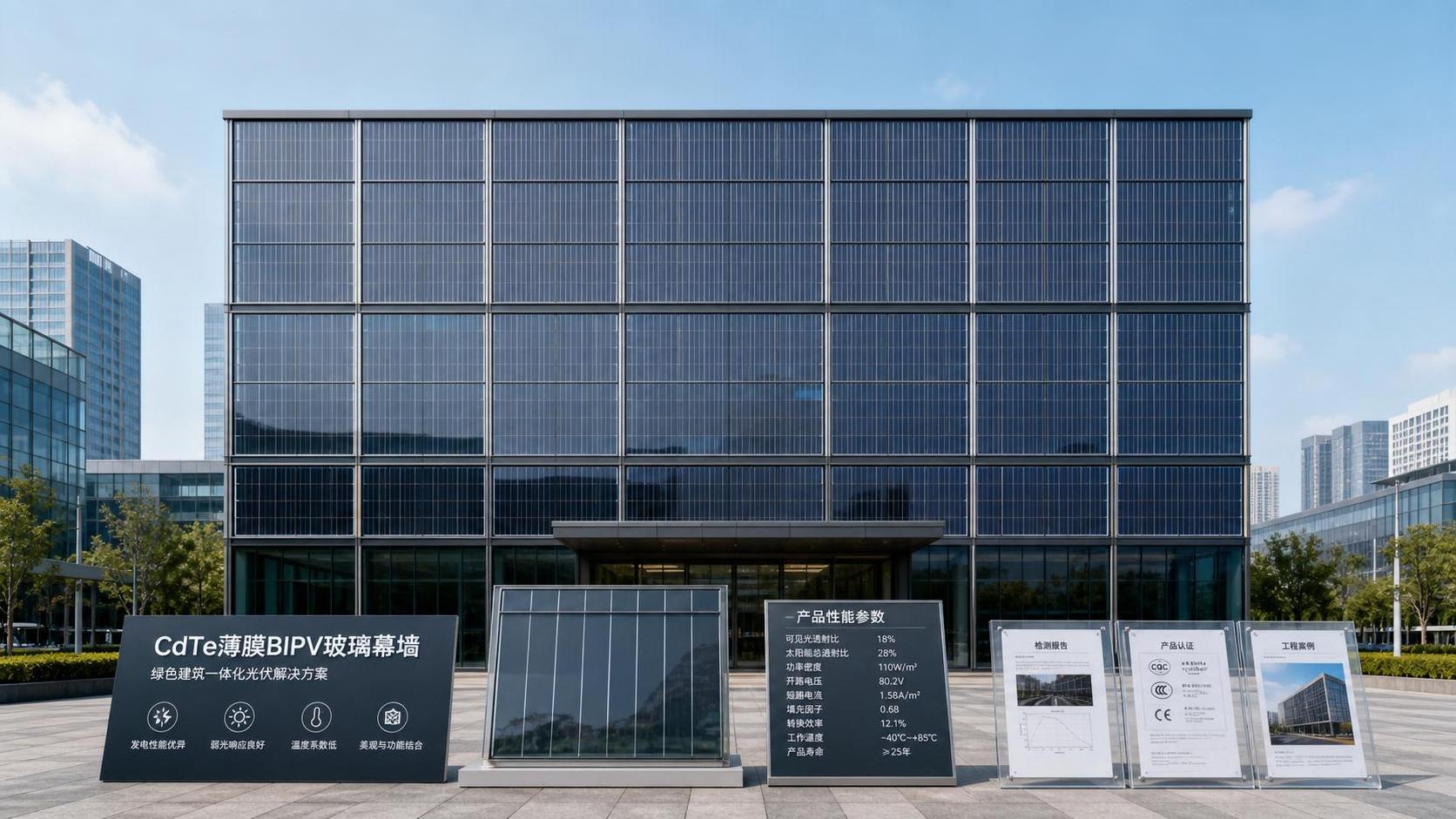 DOE Sets BIPV Label Rule for CdTe Curtain Walls