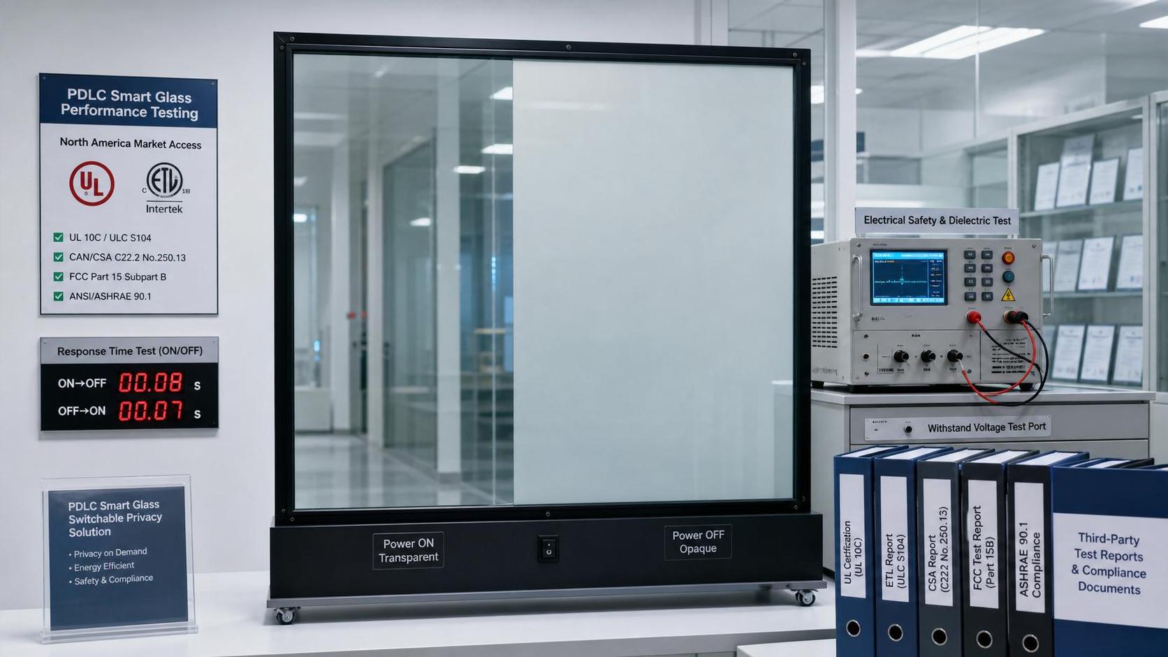 UL Tightens PDLC Glass Certification for North America