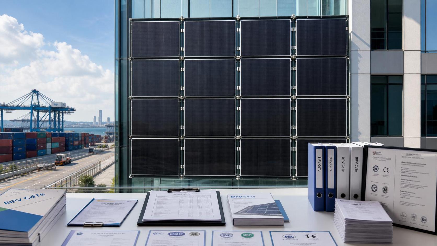 China Tightens Export Checks on CdTe BIPV Facade Efficiency