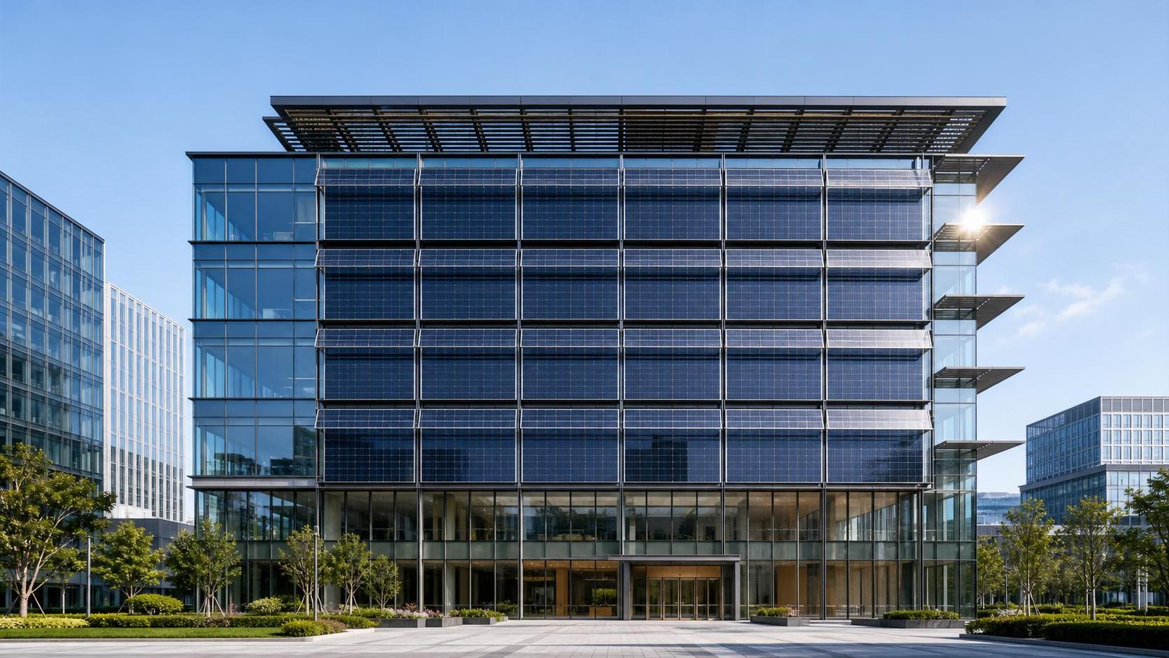 Active Facade Systems BIPV for Offices: When Do Power Output and Shading Pay Off?