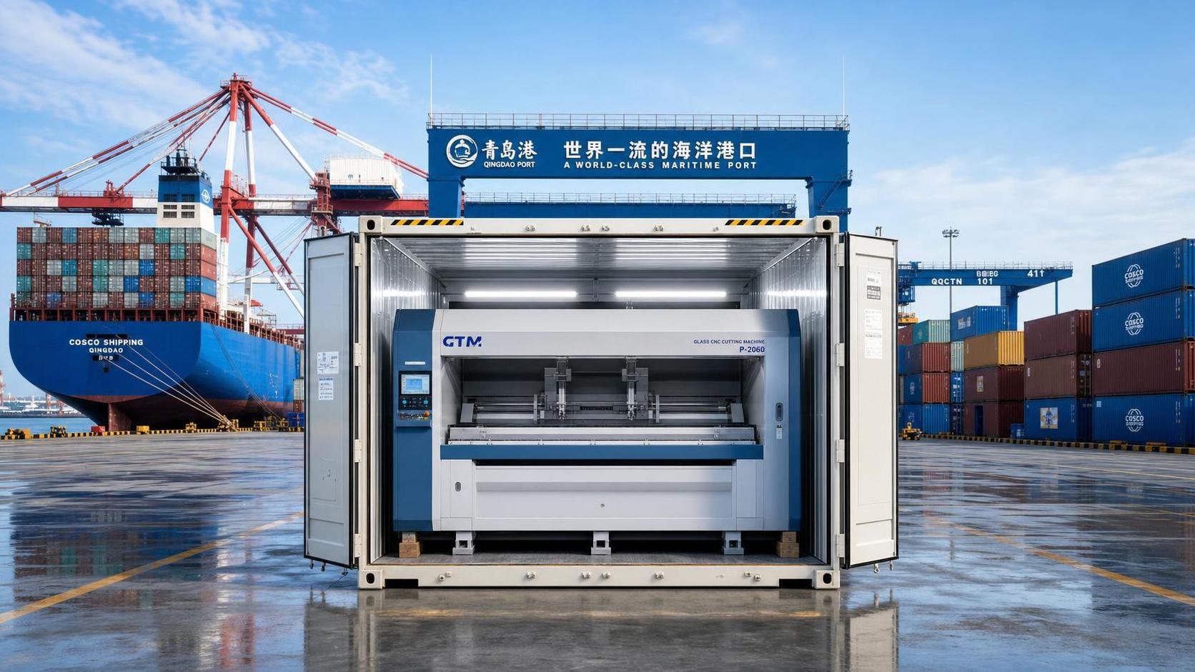 Qingdao Port Opens Fast Lane for Glass CNC Exports