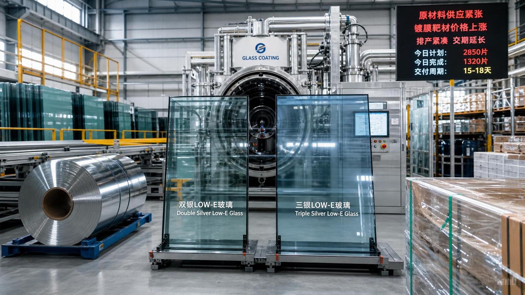 Low-E Glass Lead Times Extend as Sputtering Target Prices Jump