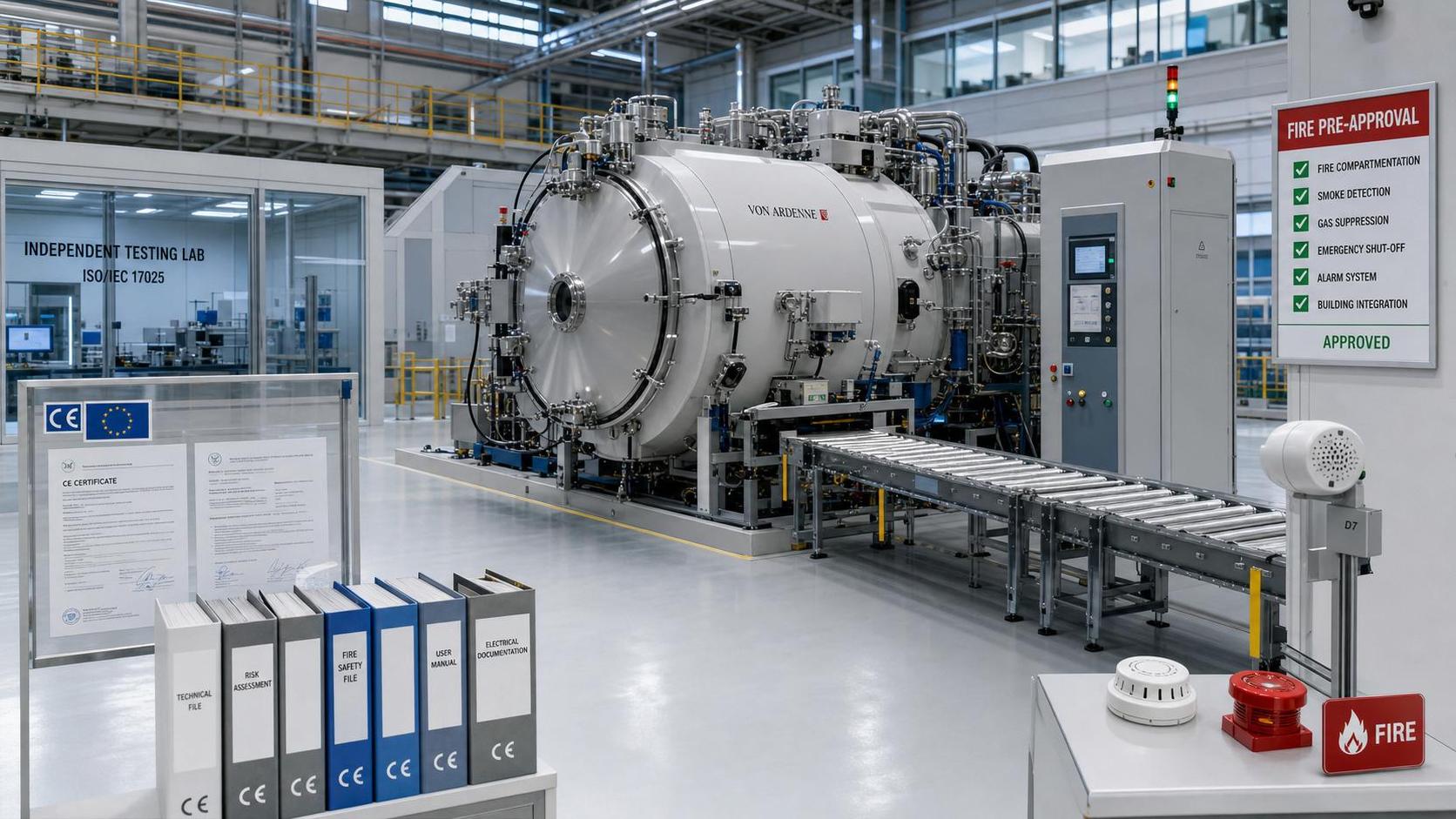 EN 13501-1:2026 Adds Fire Pre-Approval for Sputtering Lines