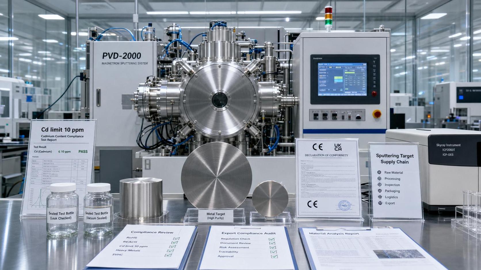 EU Tightens Cd Limit for Sputtering Targets to 10 ppm